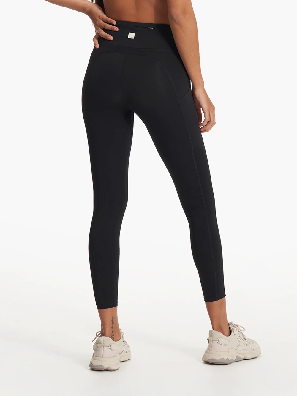 Vuori Stride Pocket Leggings Black High Rise Ankle Size Small